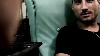 VAMPIRE THRILL - Anal Sex with Hot Blonde Babe & Hunk in Halloween Costume