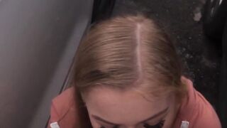 Blondes Ride Best - McKenzee Mace Fucks A Stranger In The Back Seat