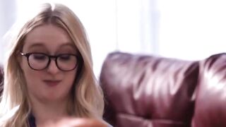 Busty Suburban Wives - Stocking-Clad MILFs Share Lesbian Pleasure