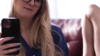 Busty Suburban Wives - Stocking-Clad MILFs Share Lesbian Pleasure