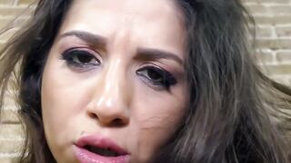 Teen Latina Freak Julia de Lucia Gets Slammed Hard - POV Creampie