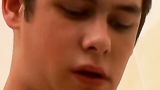 Hunk's Hot Shower Jerk-Off Session - Solo Male Masturbation
