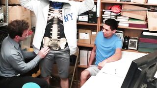 Teen Thieves Get Bare Backed And Punishment By Older Man