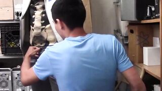 Teen Thieves Get Bare Backed And Punishment By Older Man