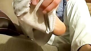 Hayden's Hot Jerk-Off Session - Footjob & Solo Male Masturbation