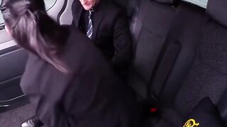 VipSexvault's Old Lady Gets A Hardcore Ride From Her TaxiDriver