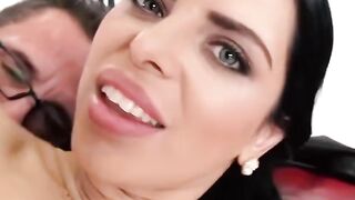 Kinky Bombshell Kirra Queens's First Time on Cam is an Intense Anal Threesome