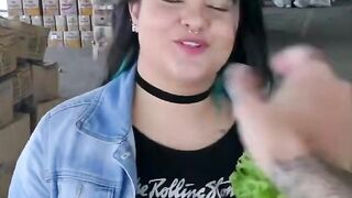 Chunky Latina Babe Xiomara Gets Picked Up And Nails Her First Scene