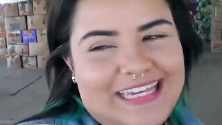 Chunky Latina Babe Xiomara Gets Picked Up And Nails Her First Scene