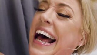 Big Boob MILF Cougar Rides Huge Dick Until He Fills Her Asshole
