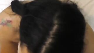 Cleaning Lady Mature Milf Rides A Big Dick And Deep Throws POV Blowjob