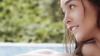 Public Poolside Romantic Sex Adventure with Hot Italian Babe - Giulia Valentina