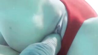 Underwater Erotica: Big Boobs Blonde Babes Alizya & Alexei Crystal Share Passionate Sex