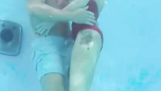 Underwater Erotica: Big Boobs Blonde Babes Alizya & Alexei Crystal Share Passionate Sex