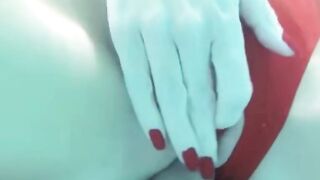 Underwater Erotica: Big Boobs Blonde Babes Alizya & Alexei Crystal Share Passionate Sex