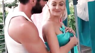 Beautiful Babes Alexis Crystals & Katy Rose Share A Horny Guy's Dick