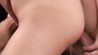 Beautiful Babes Alexis Crystals & Katy Rose Share A Horny Guy's Dick