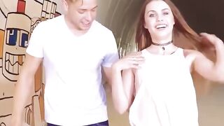 Skinny Bimbo Elle Rose Gets Her Petite Twat Stretched By A Huge Dick - POV Style
