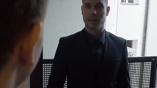 Anal Rough Sex - Bound Blonde Slut Gets Anal Plowing From Huge Dick And Facial