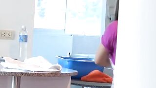 Thick Maid Francesca Restrepso Gives A One-Of-A rude Service To Landlords