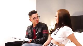 Colombiana's Passionate Sex Adventure - Big Natural Boobs & Facial
