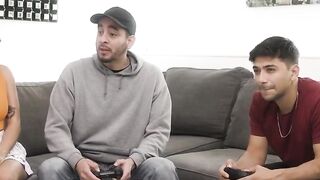 Bestie's Wife Creampies On Husband After Cheating With Him Playing Video Game