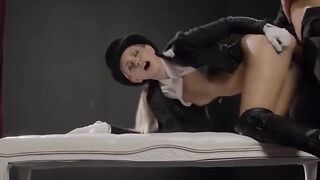 Bondage Babe Lola MyLUV Gets Rough Anal Play From Her GF in Hardcore Scene