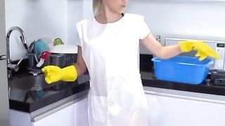 Columbia Maid Fucked Hard By Boss After Work - Colombiana Domina De La Casa