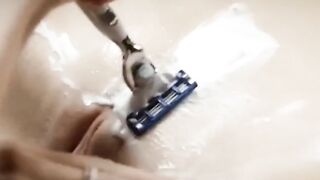 Blonde Bombshell Katy Rose Shaving Her Sexy Body For A Wild Night Of Passion