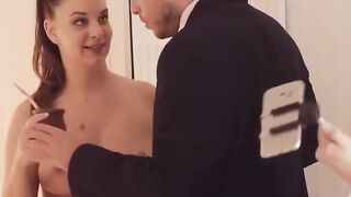 AngelinaBrillo's Threesome Adventure: Cheating Wife Shares Husband with Stranger