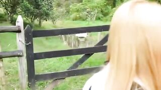 Farm Boy's Hot Harvest - Latina Bombshell Lali Love Gets Fucked Hard