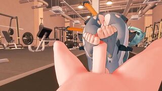 Футджоб в спортзале 1 серия