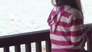Asian Cutie's Desperate Pee Fetish - Bound & Drenched