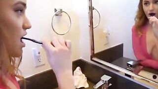 Sister's Hot Handjob Skills Help Brother Get A Big Load