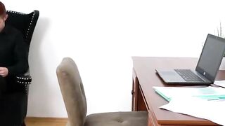 Blondie Blows Best In Office Rimming Session With Big Boobs And Ass