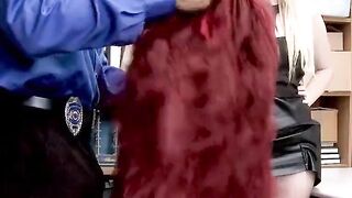 Thick Blonde Babe Lives Out Her Prisoner/Guard Fetish In A Realistic Scenario