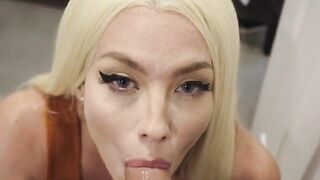 Dad's Little Princess Loves To Ride His Dick In The Garage
