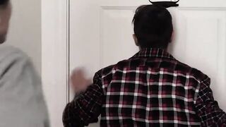 Asian Cutie EMBER SNOW Faces A Huge Dick In The Gloryhole