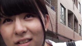 Naughty college girl Challenged To Hike Her Skirt And Show Off In Public