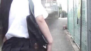 Naughty college girl Challenged To Hike Her Skirt And Show Off In Public