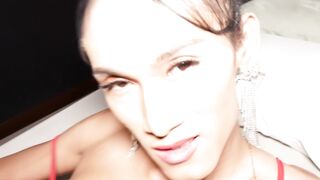Asian Transgender Babe Rides Big White Dick in Hardcore Anal Threesome