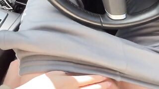 Public-Handjobs #3 : Hot Blonde Babes Sharing A Huge Dick