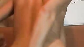 AnyasWebCamShow - Busty Blonde Teen Plays With Her Dildo And Masturbates Live