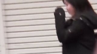 Asian Vixen's Stealth Peeing Adventure