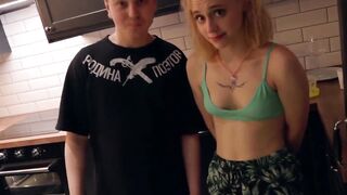 Hot Babe MOLLY CUTE Fucked Hard In Front Of Her Boyfriend - POV Sex