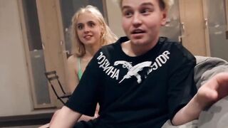 Hot Babe MOLLY CUTE Fucked Hard In Front Of Her Boyfriend - POV Sex