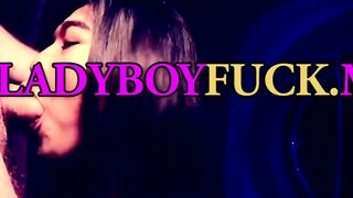 White Guy's Wild Ride - She-Maledom Blow Job & Anal Sex with Transgender LadyBoy