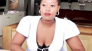 Black Teen's First Casting - Big Ass Babe Rides A Fat White Dick