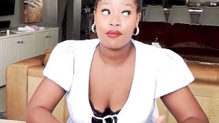Black Teen's First Casting - Big Ass Babe Rides A Fat White Dick