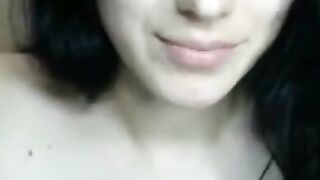 Bubbly Brunette Teen Gives Sensual Erotic Dance Pole Performance